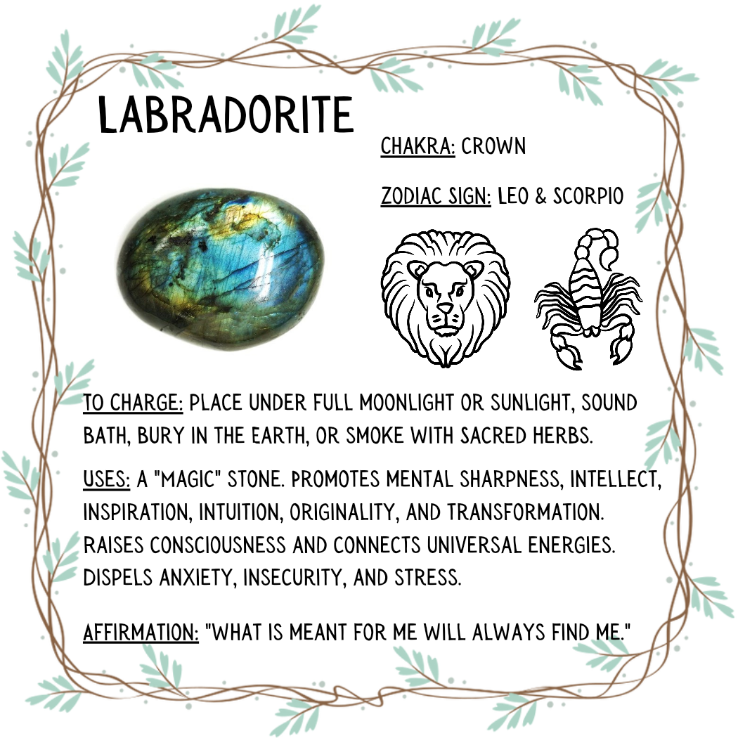 Labradorite Crystal Tumbles