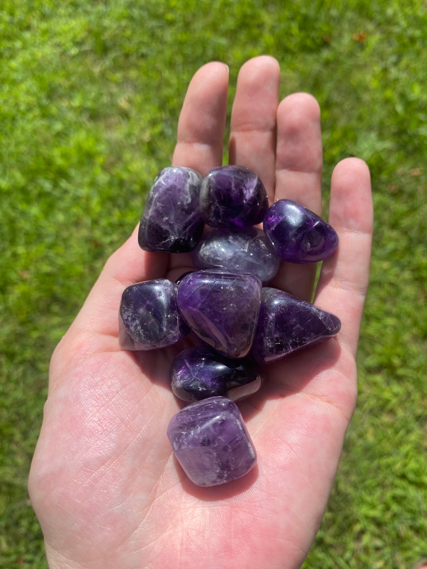 Dark Amethyst Tumbles