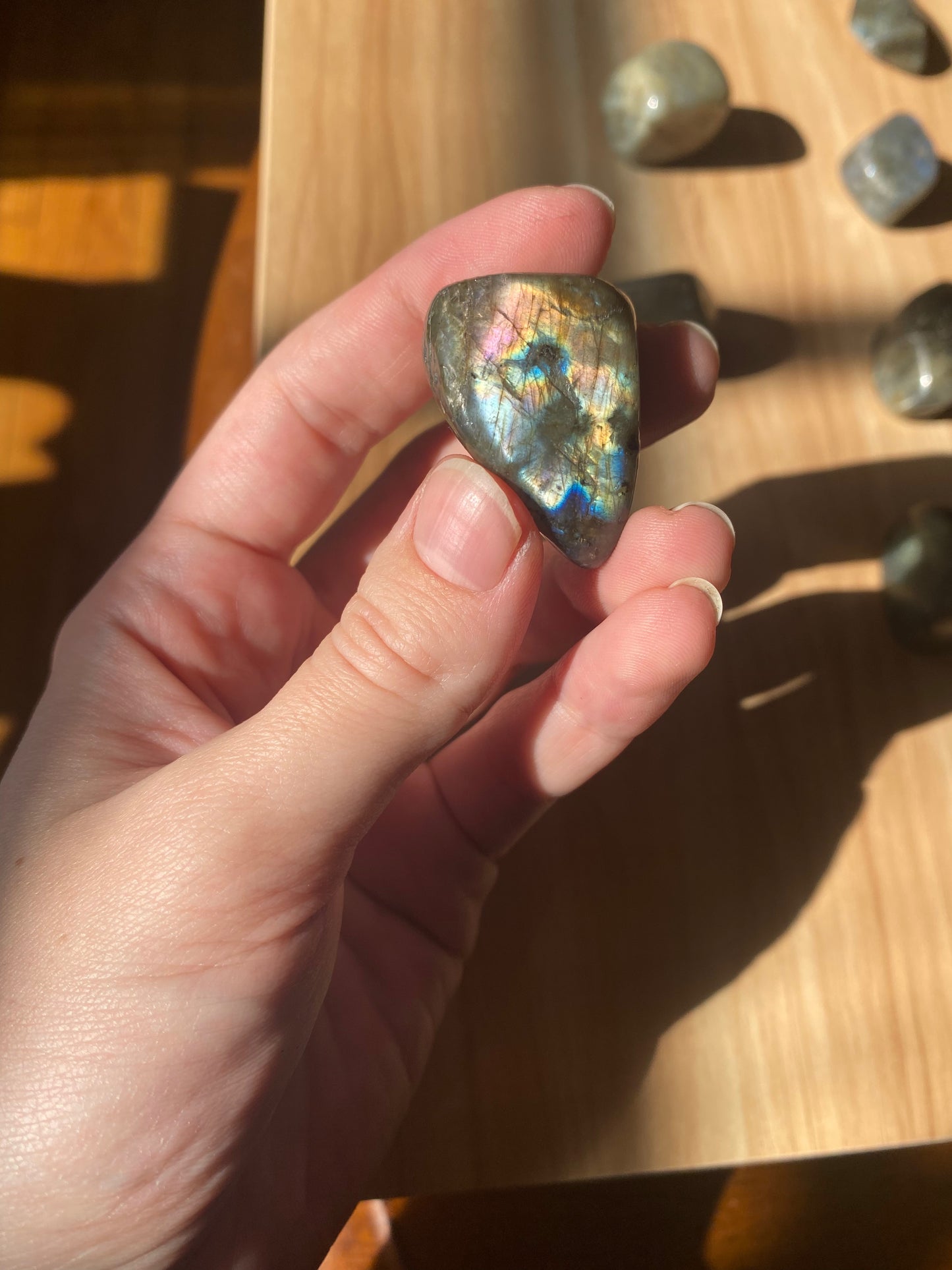 Labradorite Crystal Tumbles